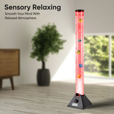 Aquarium Lamp Bubble Fish Floor Lamp ?Colour Changing LED Novelty