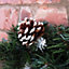90cm Snow King Fir Christmas Swag Garland with Pine Cones & Snow Tips