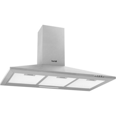 B&q white cooker hood top