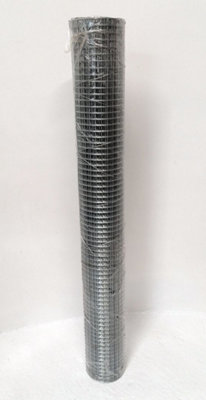 90cm tall Aviary Wire Mesh Galvanised Bird Fencing 1/2 Inch Square - 6m Roll - 3