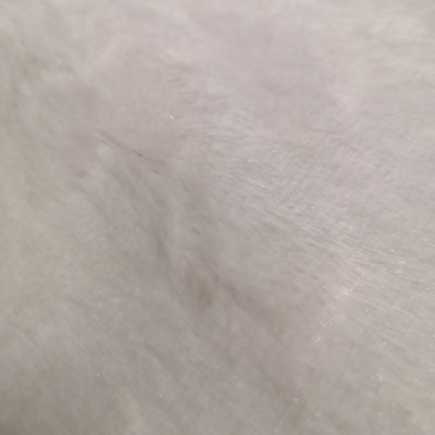 90cm USB Powered LED White Fur Fabric Christmas Tree Skirt - 5