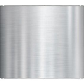 90cm x 75cm Stainless Steel Splashback - Kitchen Extractor Fans Hobs Wall Plate