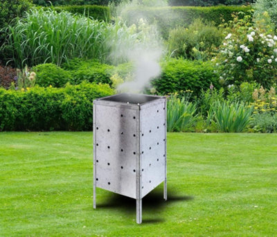 90L Galvanised Steel Garden Incinerator - 4
