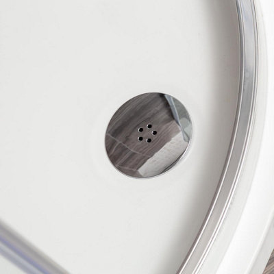 90mm Outlet Chrome Fast Flow Shower Waste - 3