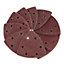 90mm Triangular Sanding Abrasive Discs Pads Hook Loop Backing 40 Grit 1000pk