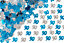 90th Birthday Confetti Blue & Silver 4 pack x 14 grams birthday decoration Foil Metallic 4 pack