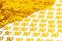 90th Birthday Confetti Gold 1 pack x 14 grams birthday decoration Foil Metallic 1 pack