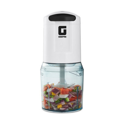 Geepas 400W Mini Food Chopper & ProcessorWhite from B&Q