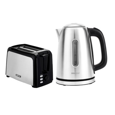 Geepas Unisex Black 2 Slice Bread Toaster & 1.7L Illuminating Electric Kettle Combo Set In - Image 6