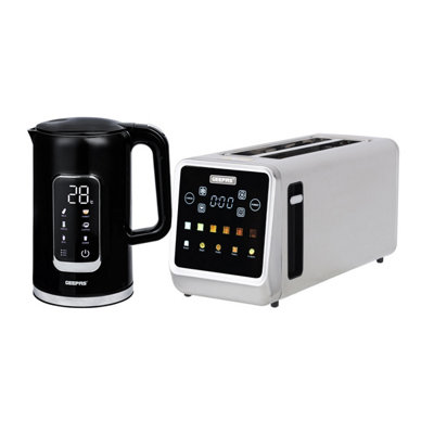 B&Q -  5-In-1 Digital 4 Slice Long Toaster & Electric Kettle Set
