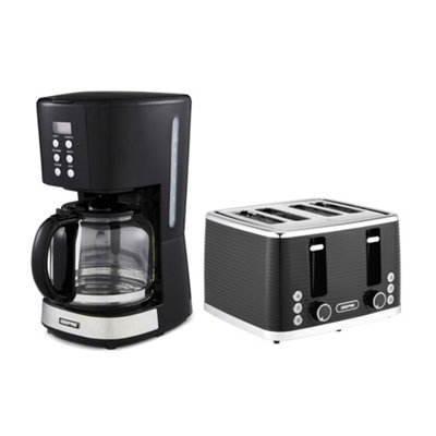 GEEPAS 1.5L Filter Coffee Machine & Toaster Combo Set | 900W Programmable Drip Coffee Maker For Instant Coffee Espresso 40Min Keep Warm Timer 1600W Br - Image 7