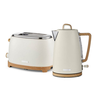 B&Q -  Nordiq 3000W Kettle & Toaster Set 1.7L Kettle And 2 Slice Toaster