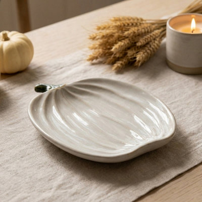 Garden Greatness Unisex Multicolor Autumnal Ceramic Pumpkin Trinket Dish | Size: 1 Pack - Image 3