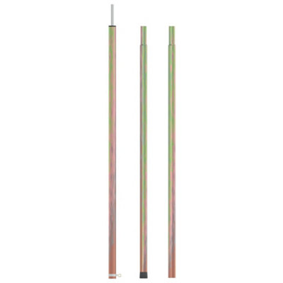 Berkfield Telescopic Tent Pole With Length Of 170-255 Cm Galvanised Steel from B&Q