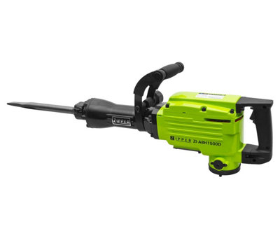 Zipper ABH1500D Demolition Breaker - 1500W, 45 Joules Impact Energy, 30mm Hex Chuck, Green - Image 6