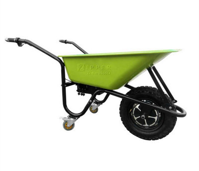Zipper Ewb500li 40V 500W Motorised Electric Wheel Barrow 75L, 150Kg ,5Hr
