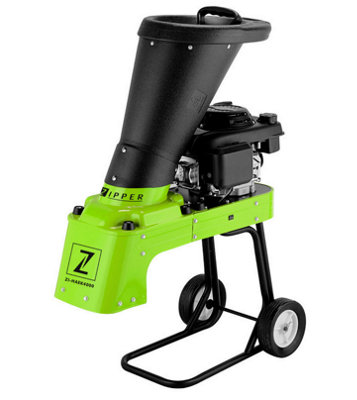 Zipper ZI-HAEK4000 Petrol Garden Shredder - 159cc 3.0 kW - 50mm Cutting Capacity - Black/Light Green - Image 5