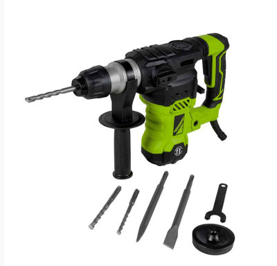 B&Q -  Zi-Bha1500Dn Sds Hammer Drill 3 In 1Drill Hammer + Chisel 1500W 240V