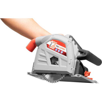 Holzmann Tas165Pro-P1 165mm 1200W Portable Plunge Saw Inc. Alu Carry Box 240V from B&Q