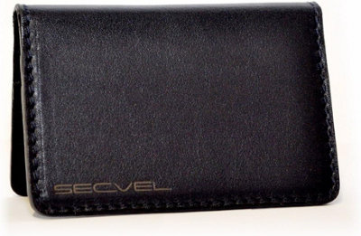 Accessotech Black Leather Secvel 4 Card Rfid Safety Case Slim Protective Wallet from B&Q