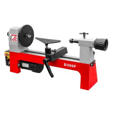 B&Q -  D300F 300 mm Vari-Speed Mini Woodturning Lathe