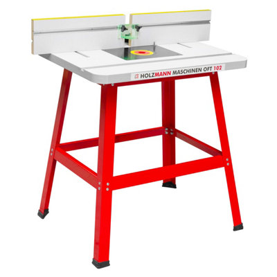B&Q -  Oft102 Universal Floor Standing Router Table For All Models Of Router 1/4" And 1/2"