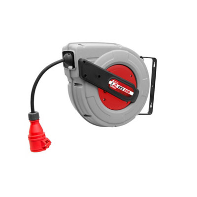 B&Q -  400V 3 Phase Electric Cable Reel 20M Ekr20M 400V Max 1500W/2000W