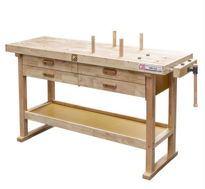 Holzmann Wb162l 4 Drawer Single Shelf Hardwood Workbench 164 X 51Cm - Image 5