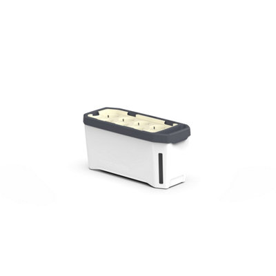 B&Q -  Harry Herbs 4-In-1 Planter Pot For HerbsWhiteSelf-Watering System0.5L Water Reservoir5L Soil Capacity