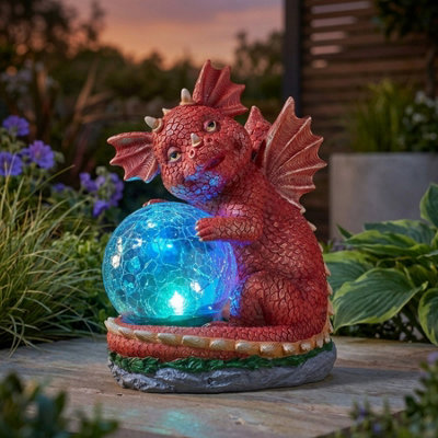 Solar Dragon Garden Ornament Light from B&Q