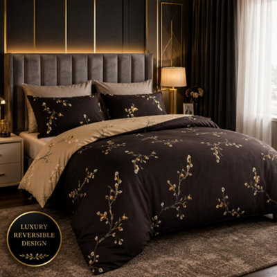  - Lazzaro Single Duvet Cover Sets Premium Brushed Microfiber Ultrasoft Hypoallergenic Bedding Sets Reversible With Zipper Closure