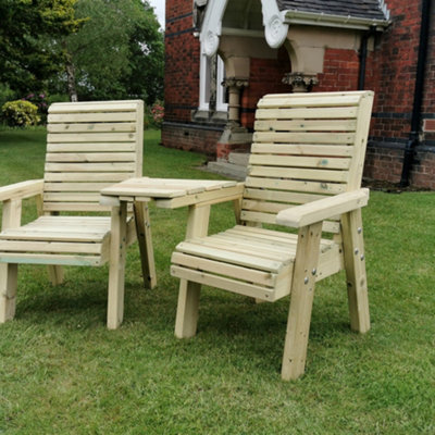 B&Q -  Churnet Valley Ergo Love Seats