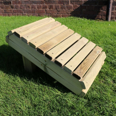 B&Q -  Churnet Valley Garden Furniture Ergo Footstool