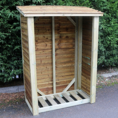 Churnet Valley Garden Furniture Ltd Heavy Duty Logstore 6X4 (Height Ft X Width Ft) from B&Q
