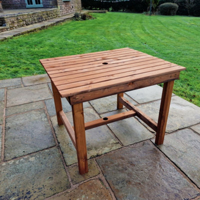 B&Q -  Churnet Valley Garden Furniture Valley 99Cm Table