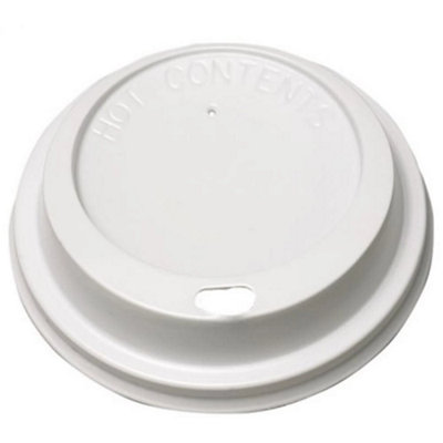 We Can Source It LtdWhite Plastic Sip Through Lids For 10Oz 12Oz 16Oz 20Oz Paper CupsLeak Proof Snap OnPack Of 100 from B&Q