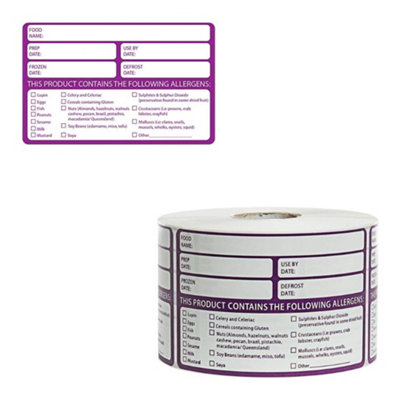 We Can Source It Ltd Colour Coded Full Week Day Dot Food Labels 1000 Roll Freezer Safe Food Rotation Stickers For Kitchen Catering from B&Q