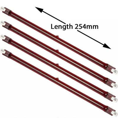 Liangdi Four Pack 1.2 Kw / 1200 Watt Ruby Halogen Infrared Heater R7 Lamp Bulb 254mm from B&Q