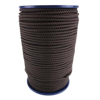 Ropeservices Uk 3mm Red Braided Polypropylene Rope 200 Metre Reel from B&Q