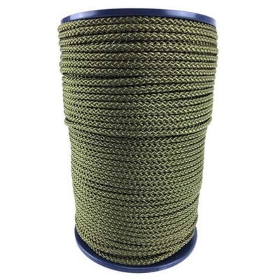 Ropeservices Uk 6mm Orange Braided Polypropylene Rope 200 Metre Reel from B&Q