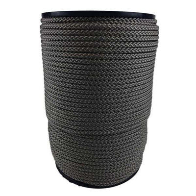 Ropeservices Uk 6mm Olive Braided Polypropylene Rope 100 Metre Reel from B&Q