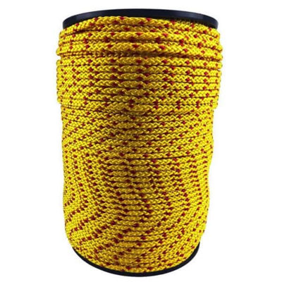 Ropeservices Uk 6mm Brown Braided Polypropylene Rope 100 Metre Reel from B&Q