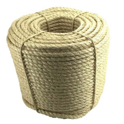 Ropeservices Uk 6mm Natural Sisal Rope (220 Metre Coil) from B&Q