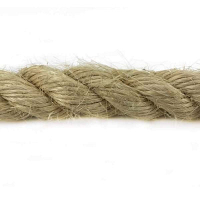 Ropeservices Uk 16mm Natural Sisal Rope X 25 Metres from B&Q