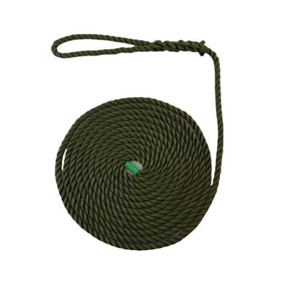Ropeservices Uk 14mm Olive Softline Mooring Rope 8 Inch Soft Eye X 8 Metres from B&Q