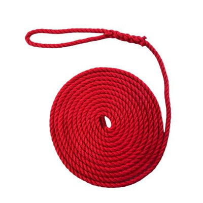 Ropeservices Uk 16mm Red Softline Mooring Rope 8 Inch Soft Eye X 8 Metres from B&Q