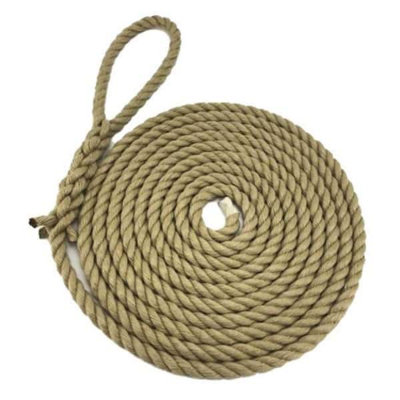 Ropeservices Uk 14mm Synthetic Polyhemp Mooring Ropes 8 Inch Soft Eye X 8 Metres from B&Q