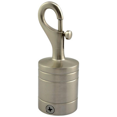 Ropeservices Uk 40mm Satin Nickel Trigger Hook Decking Rope Barrier Ropes Fitting Outdoor Fixing