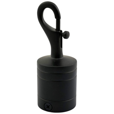 Ropeservices Uk 40mm Powder Coated Black Trigger Hook Decking Rope Barrier Ropes Fitting Outdoor Fixing