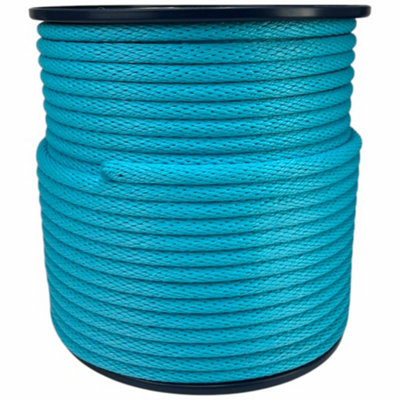 Ropeservices Uk 6mm Beige Spiral Braided Polypropylene Rope 200 Metre from B&Q